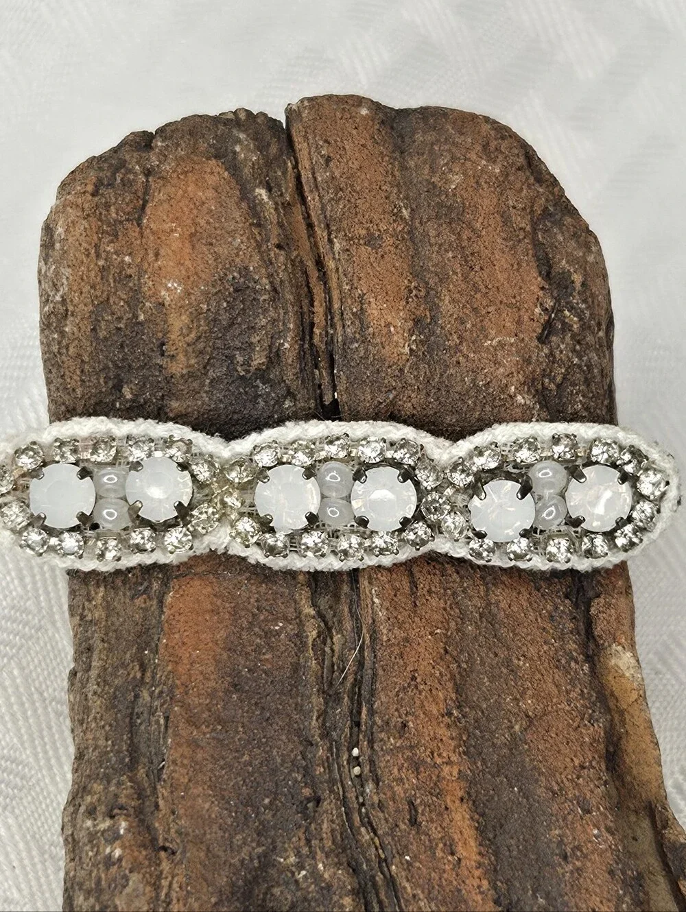 Deepa Gurnani Handmade Crystal and Rhinestone Hair Bobby Pins Clips Lot Of 4
